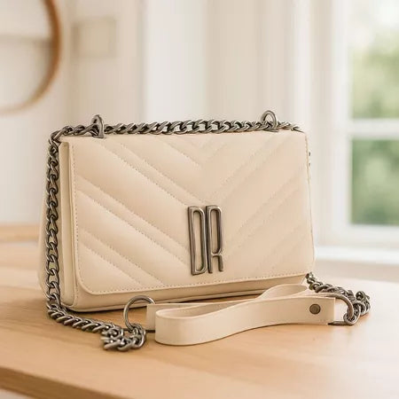 Bolsa Feminina Transversal Pequena De Lado Alça De Corrente Enviamos Rápido