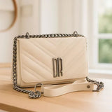 Bolsa Feminina Transversal Pequena De Lado Alça De Corrente Enviamos Rápido