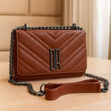 Bolsa Feminina Transversal Pequena De Lado Alça De Corrente Enviamos Rápido