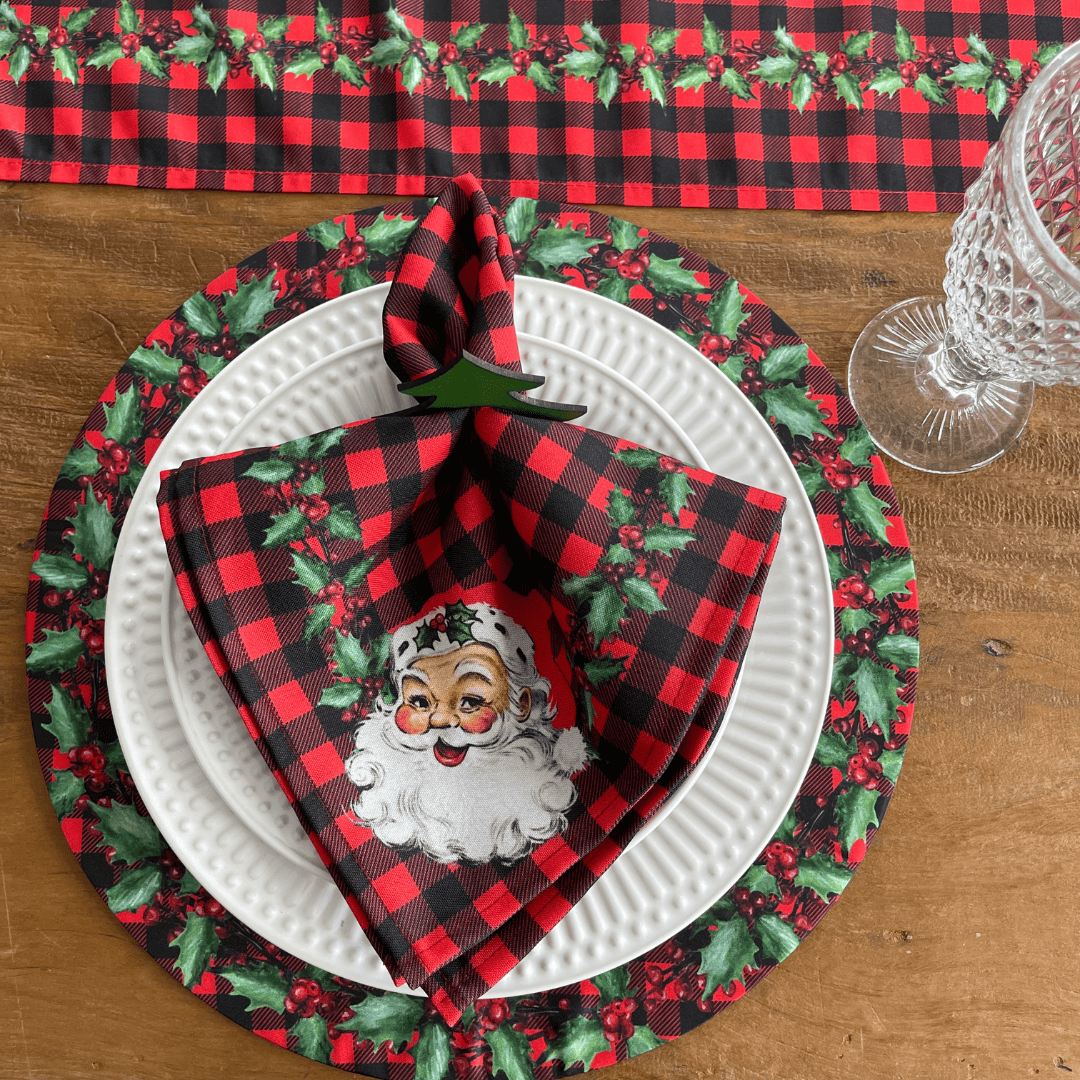 Guardanapo de Mesa Natal - Noel