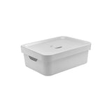 Caixa organizadora Ou 10,5 L com tampa Linha Cube