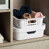 Caixa organizadora Ou 16L com tampa Linha Cube