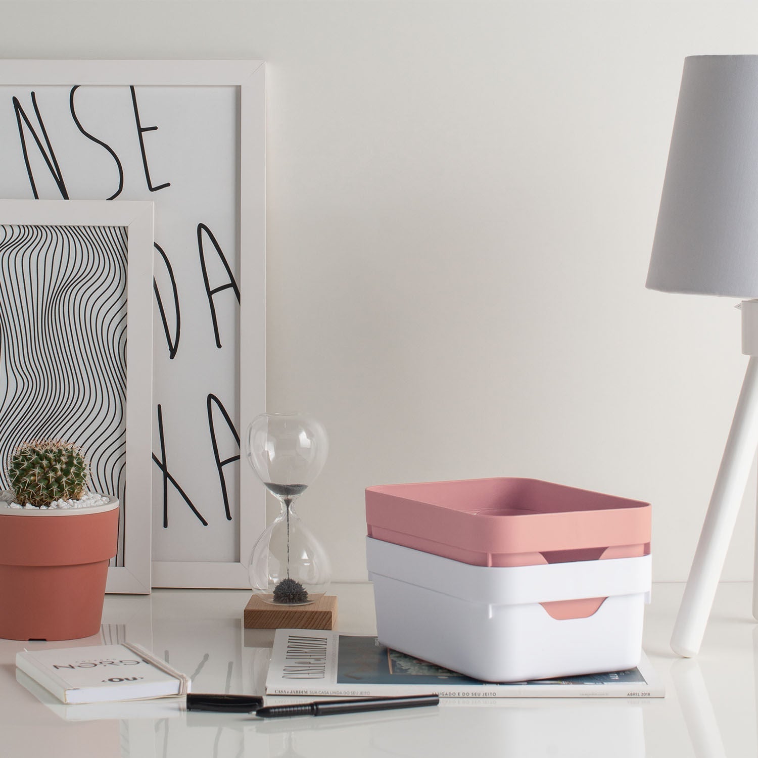 Caixa organizadora Ou 2L Linha Cube