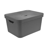 Caixa organizadora Ou 32L com tampa Linha Cube