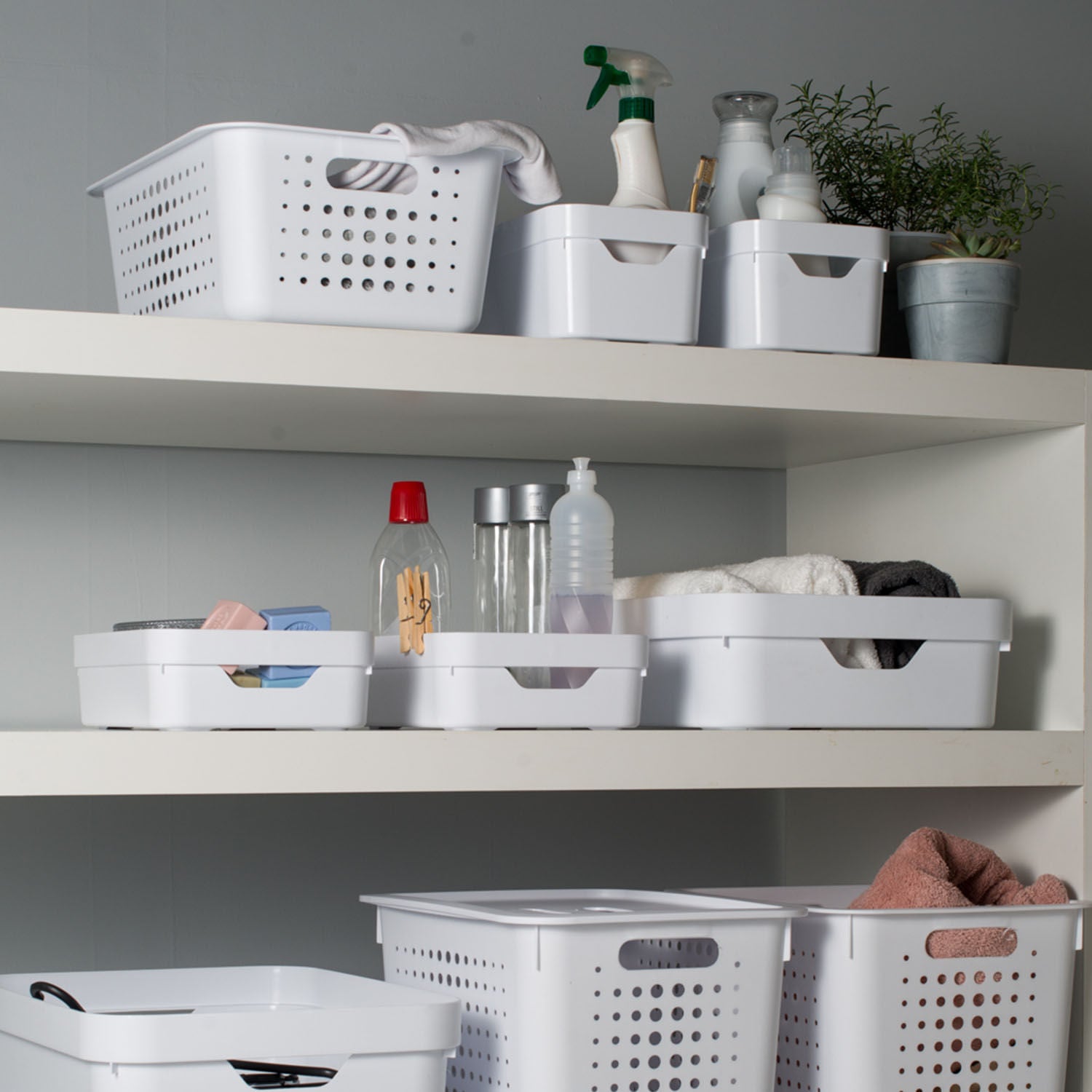 Caixa organizadora Ou 4,8L Linha Cube