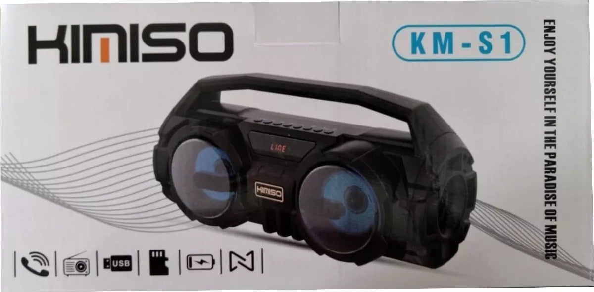 Nova Caixa de Som KM-S1 com Microfone