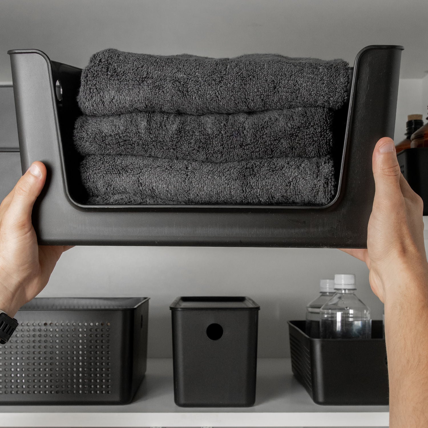 Cesto com abertura frontal Ou 16L Linha Flow