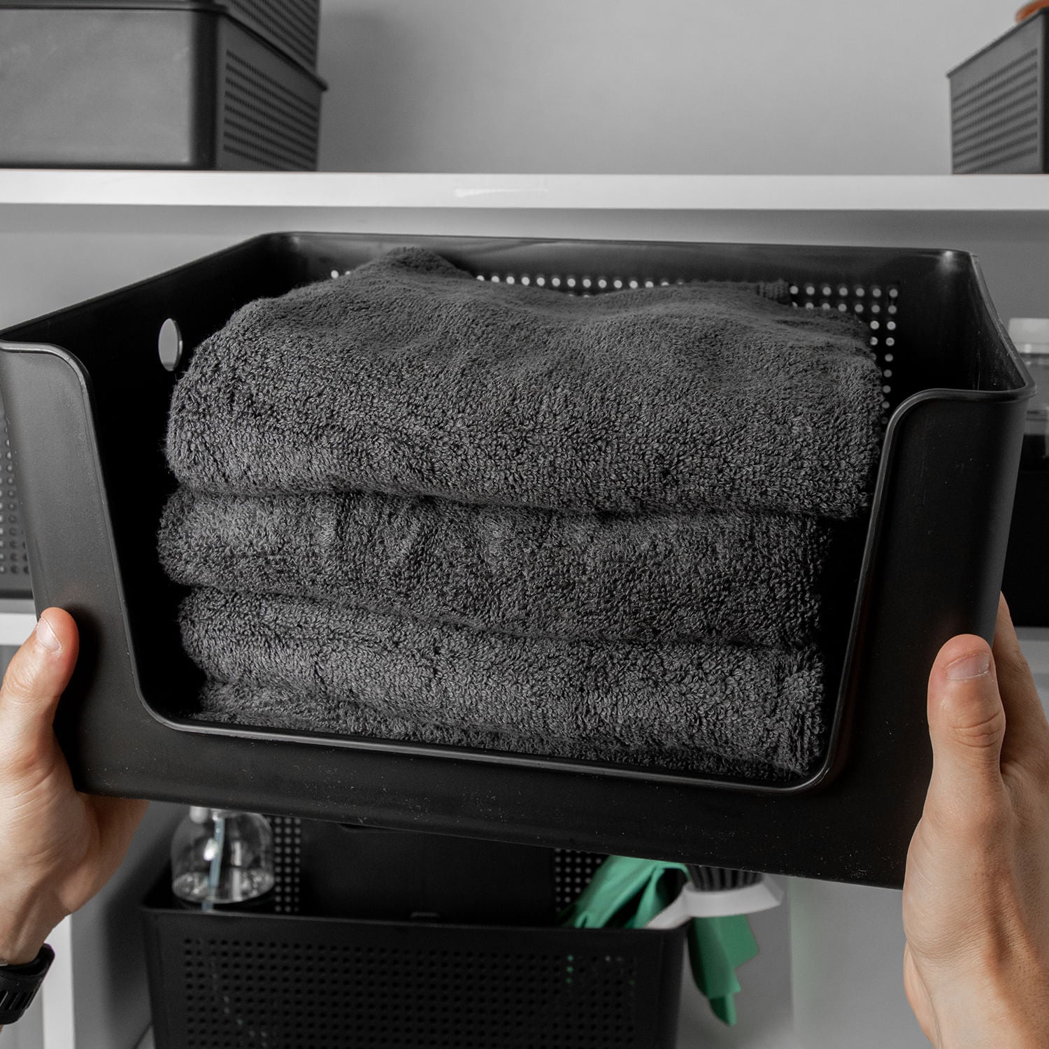 Cesto com abertura frontal Ou 16L Linha Flow