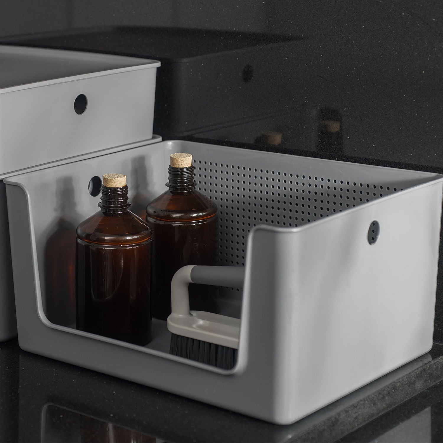 Cesto com abertura frontal Ou 16L Linha Flow