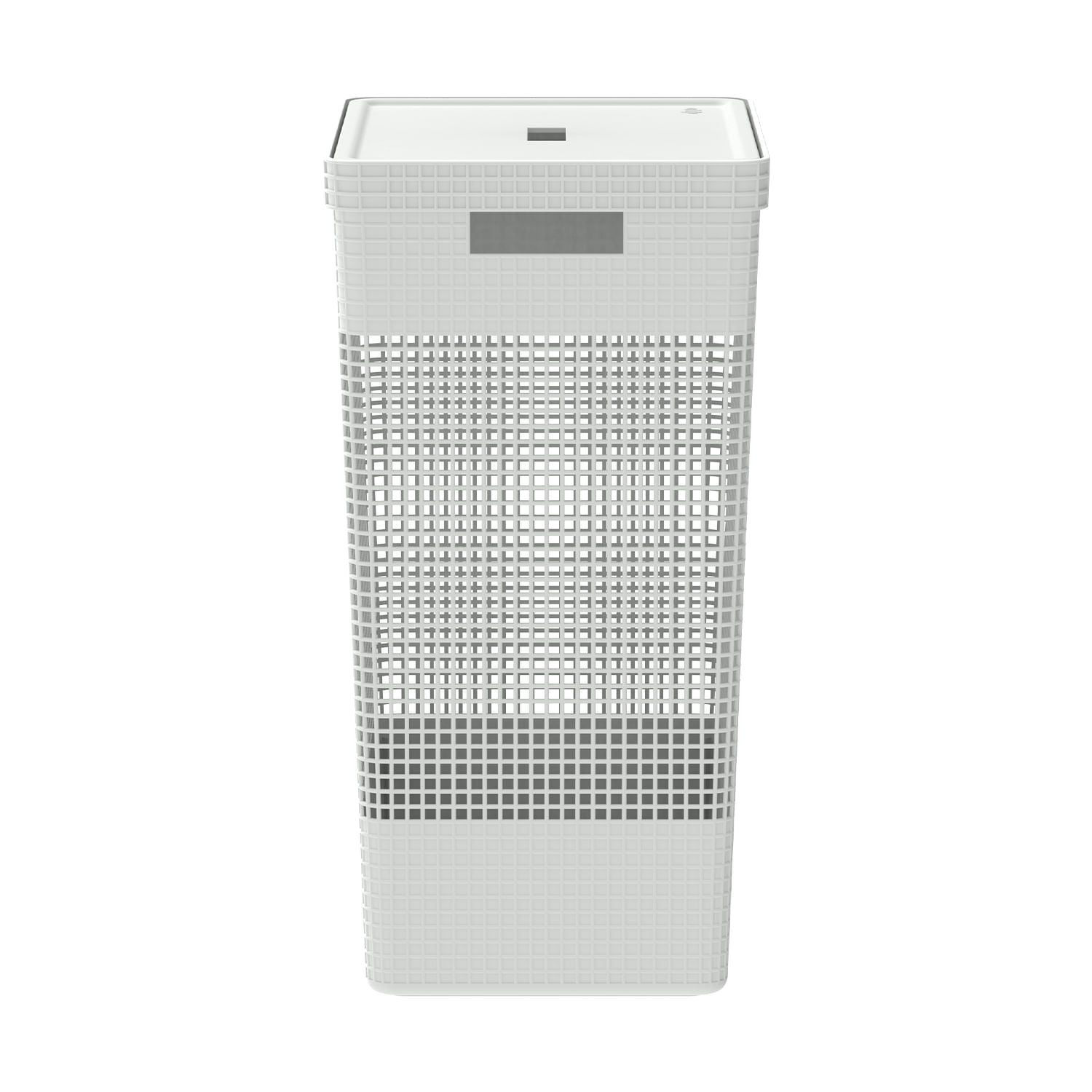 Cesto de roupas Ou 49L com tampa Linha Grid