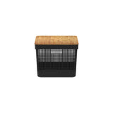 Cesto organizador Ou 20L com tampa de bambu Linha Grid