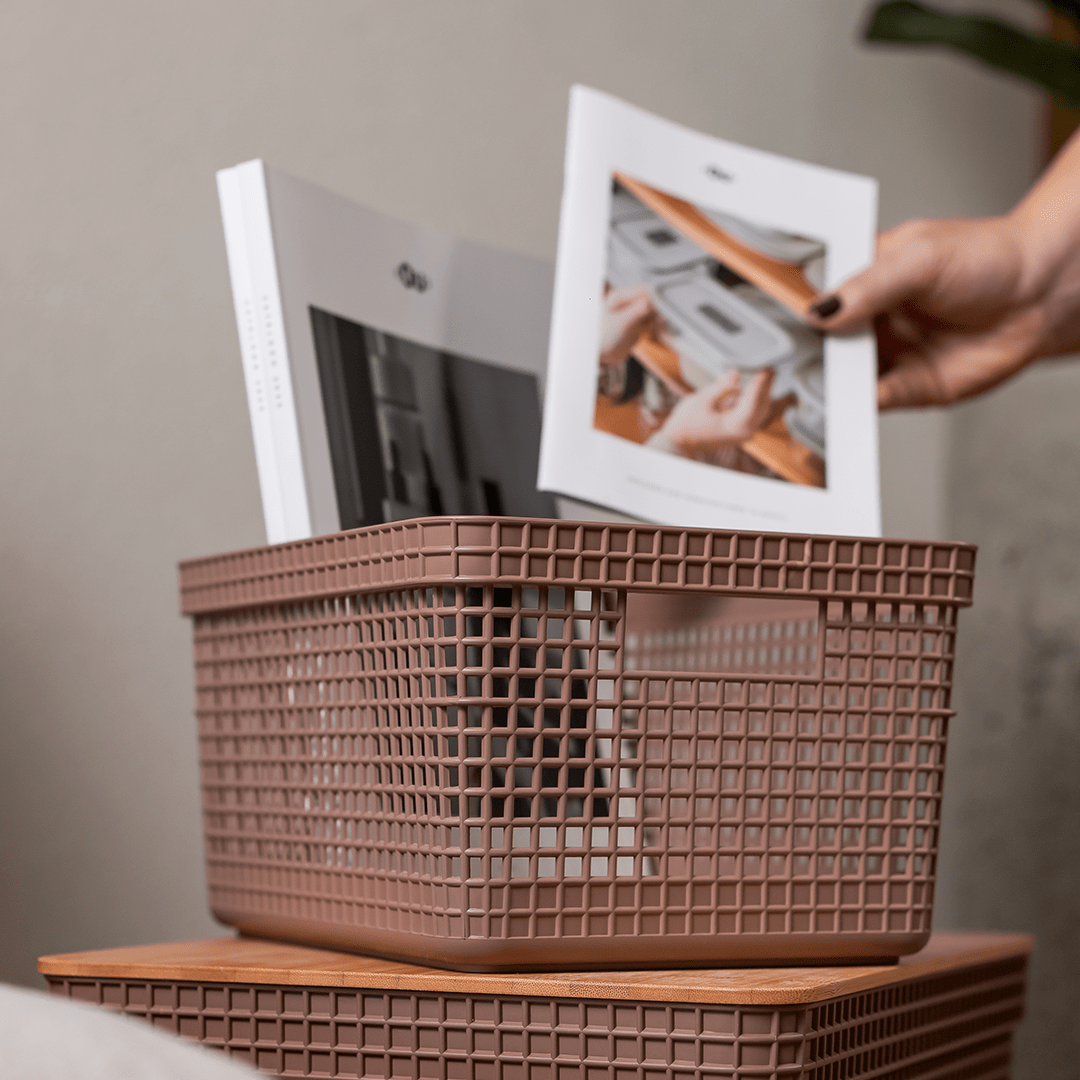 Cesto organizador Ou 20L Linha Grid