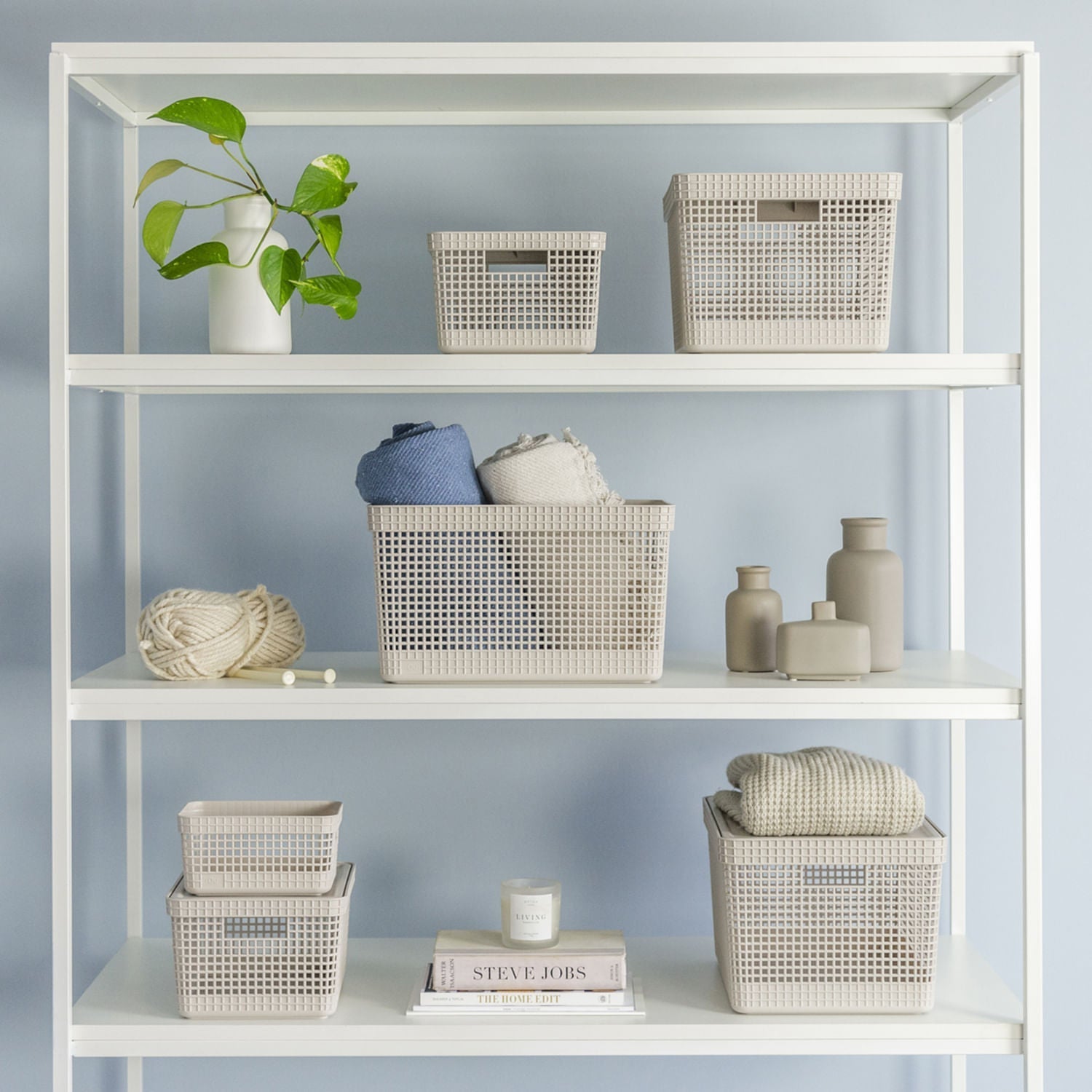 Cesto organizador Ou 20L Linha Grid