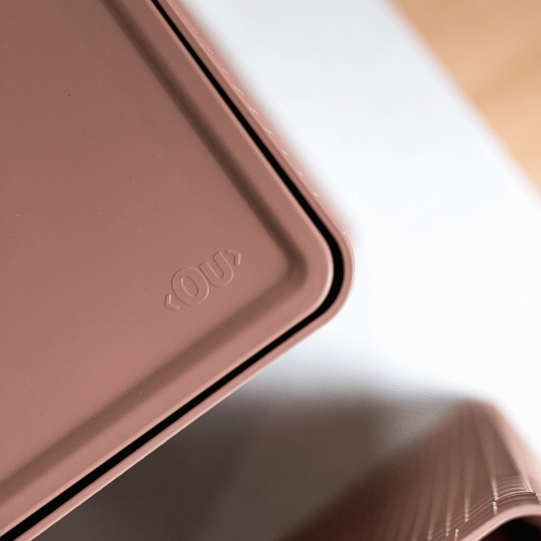 Cesto organizador Ou 8L com tampa Linha Grid