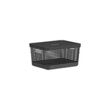 Cesto organizador Ou 8L com tampa Linha Grid