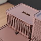 Cesto organizador Ou 8L com tampa Linha Grid