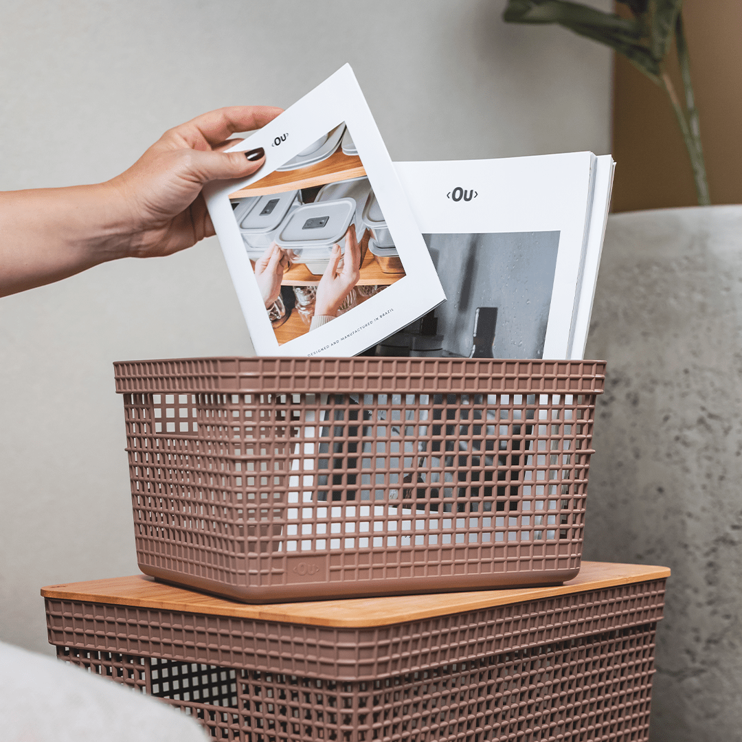 Cesto organizador Ou 8L Linha Grid