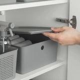 Cesto Ou 12L com tampa Linha Flow