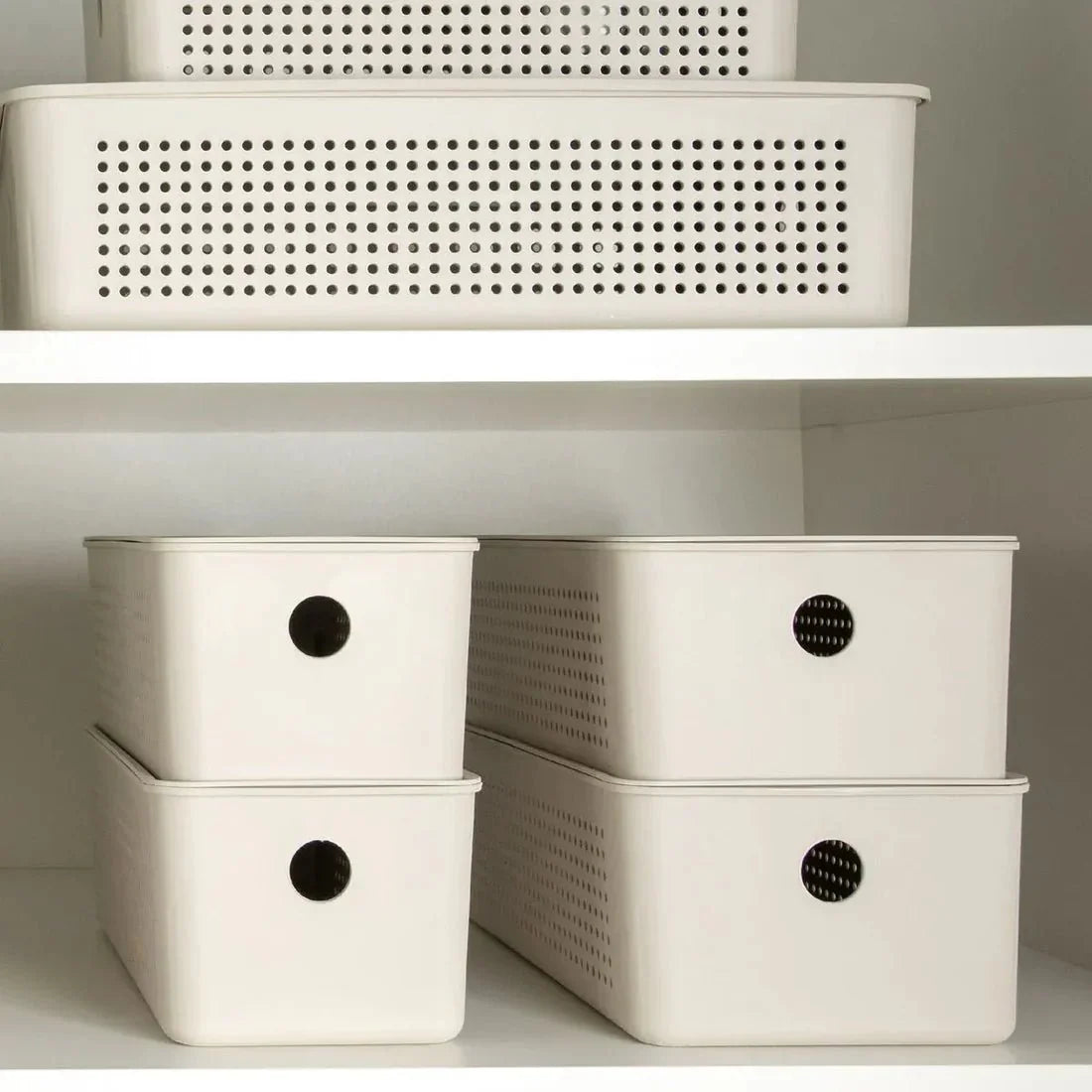 Cesto Ou 3L com tampa Linha Flow