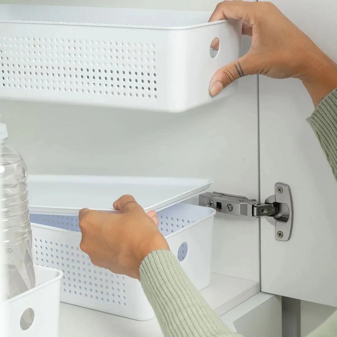 Cesto Ou 4,5L com tampa Linha Flow