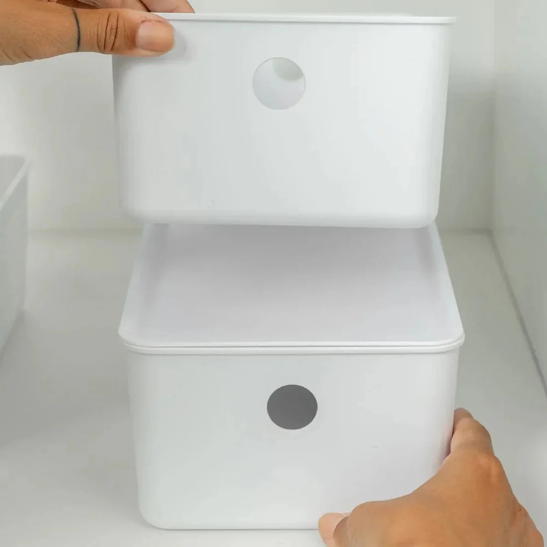 Cesto Ou 4,5L com tampa Linha Flow