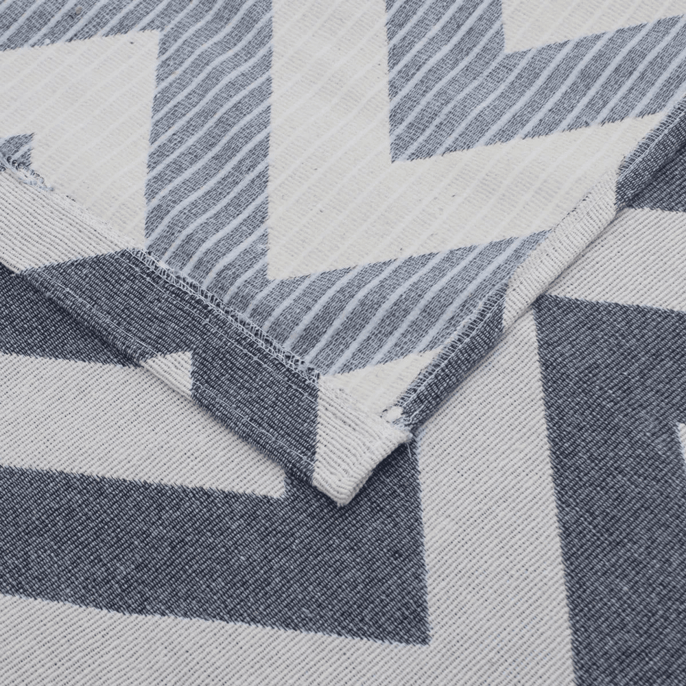 Tapete Legend AntiDerrapante - Cinza/Branco