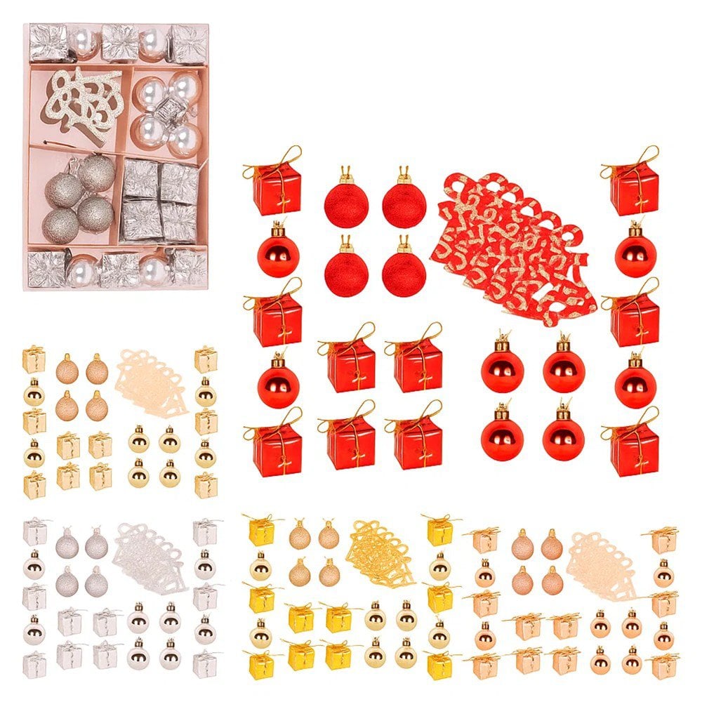 Conjunto Enfeites Para Árvore De Natal Sortidos 26 Peças U / VARIADA