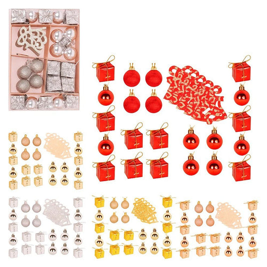 Conjunto Enfeites Para Árvore De Natal Sortidos 26 Peças U / VARIADA