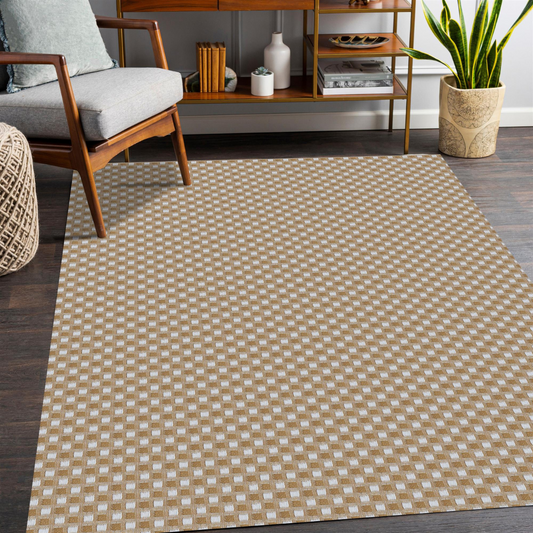 Tapete Egito AntiDerrapante - Bege