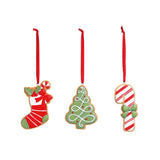 Enfeite Pendente para Árvore Natalina 3pcs