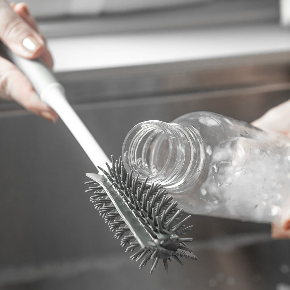 Escova para taças copos e garrafas Ou Linha Flow
