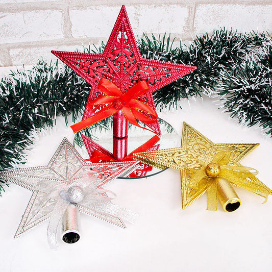 Estrela Ponteira De Natal Arabesco Colorida 19 Cm U / COLORS