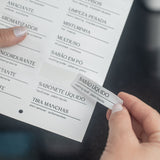 Etiquetas adesivas para lavanderia ou Linha Flow