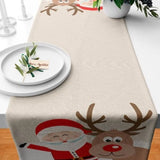 Kit Natal 4 Capas de Almofada + Kit 3 Tapetes + 1 Trilho de Mesa - Feliz Natal