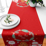 Kit Natal 4 Capas de Almofada + Kit 3 Tapetes + 1 Trilho de Mesa - Feliz Natal Rosa