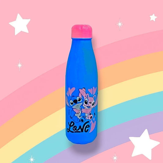 Garrafa Stitch Em Plástico Com Tampa Rosca 1L U / VARIADA