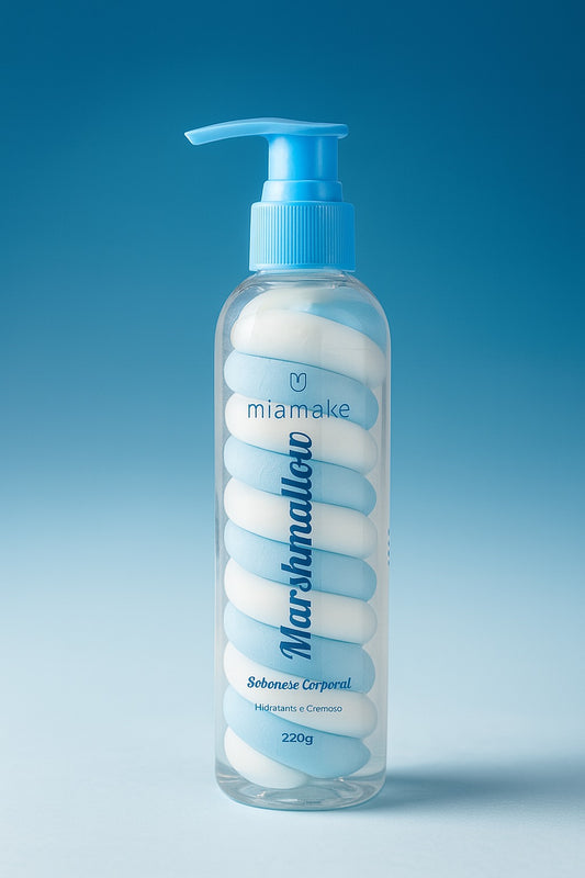 Hidratante loção corporal em Gel Marshmallow - Mia Make