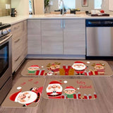 Kit Natal 4 Capas de Almofada + Kit 3 Tapetes + 1 Trilho de Mesa - Ho Ho Ho