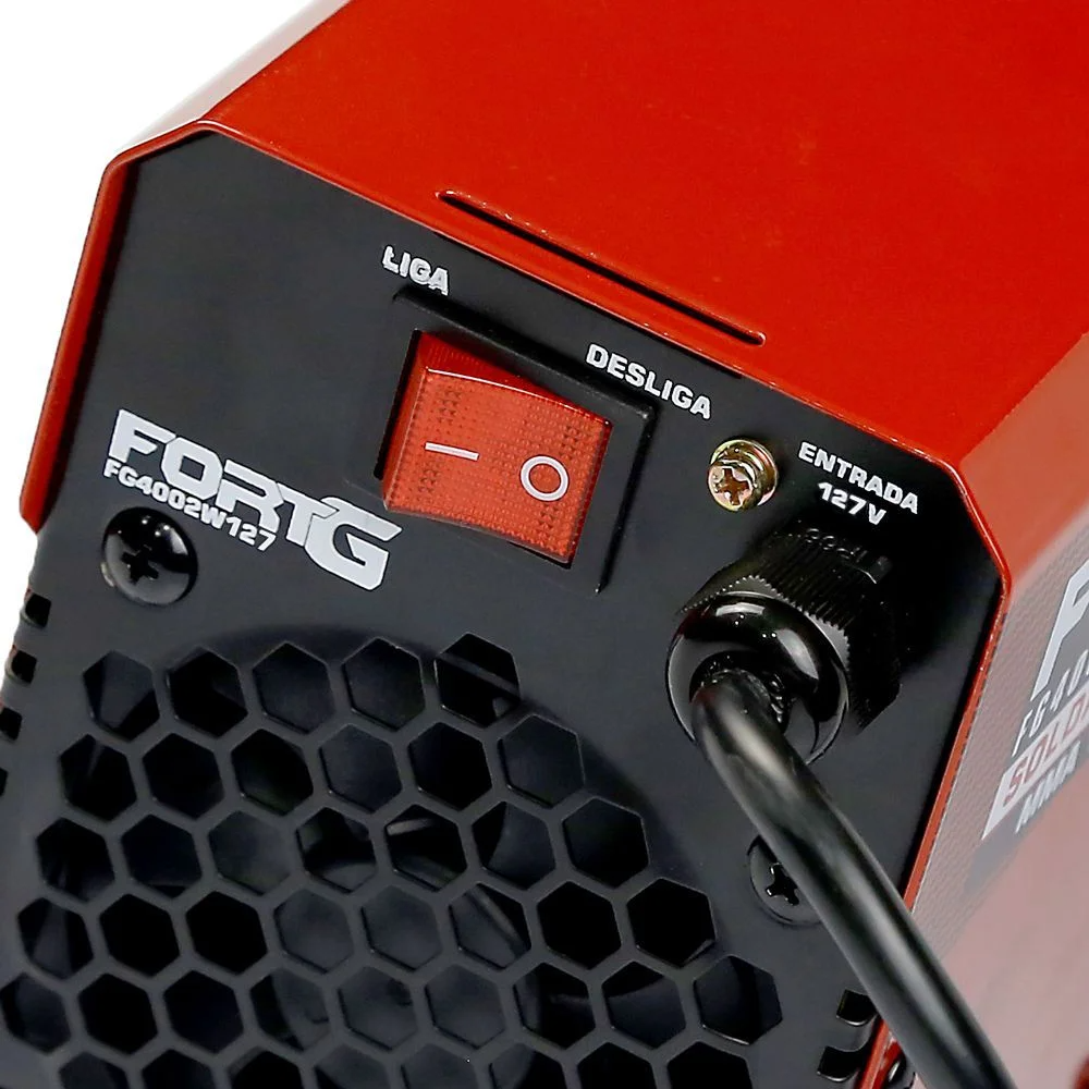 Máquina de Solda Inversora MMA 100A 220V com Display Digital FORTGPRO-FG4002W