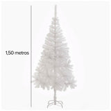 Árvore De Natal 150 Cm Selenita Branca Com 200 Galhos U / UNICA