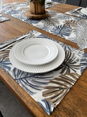 Jogo Americano Jacquard Repelente a Água