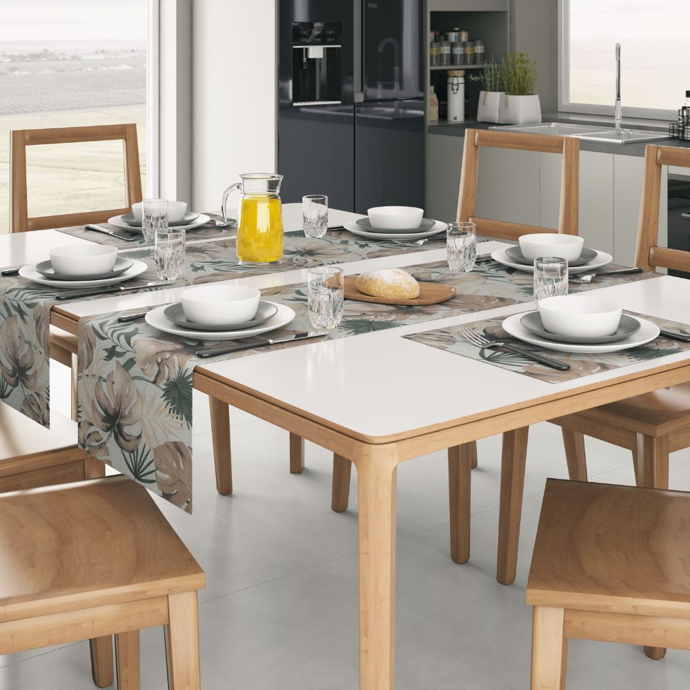 Jogo Americano Jacquard Repelente a Água