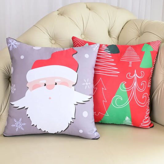 Kit 2 Capas de Almofadas Natal - Noel