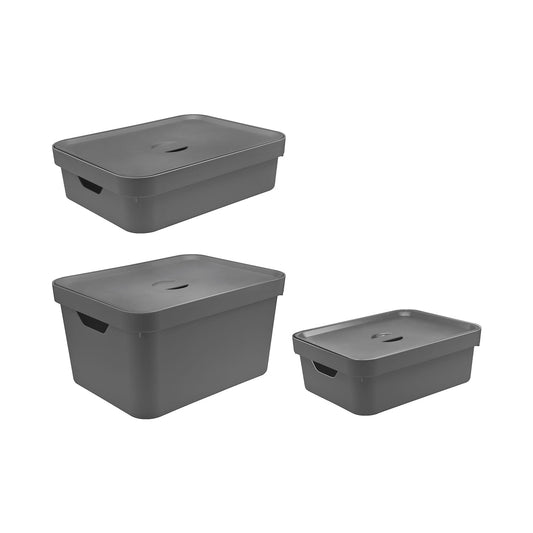 Kit de Caixa Organizadora Ou 3 Peças Linha Cube