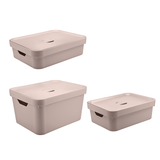 Kit de Caixa Organizadora Ou 3 Peças Linha Cube