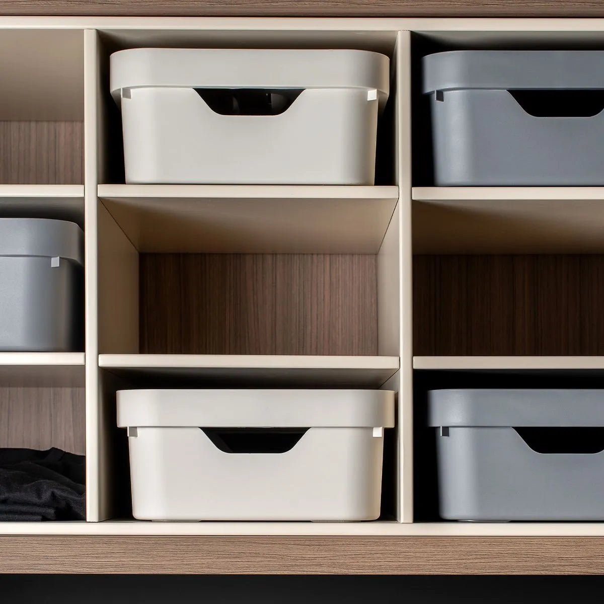 Kit de caixa organizadora Ou 4 peças 5,3L Linha Cube