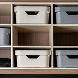 Kit de caixa organizadora Ou 4 peças 5,3L Linha Cube