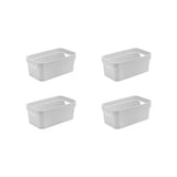 Kit de caixa organizadora Ou 4 peças 5,3L Linha Cube