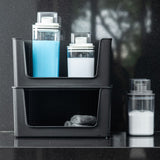 Kit de Cestos de Abertura Frontal com Tampa Ou 2 Peças 16L Linha Flow