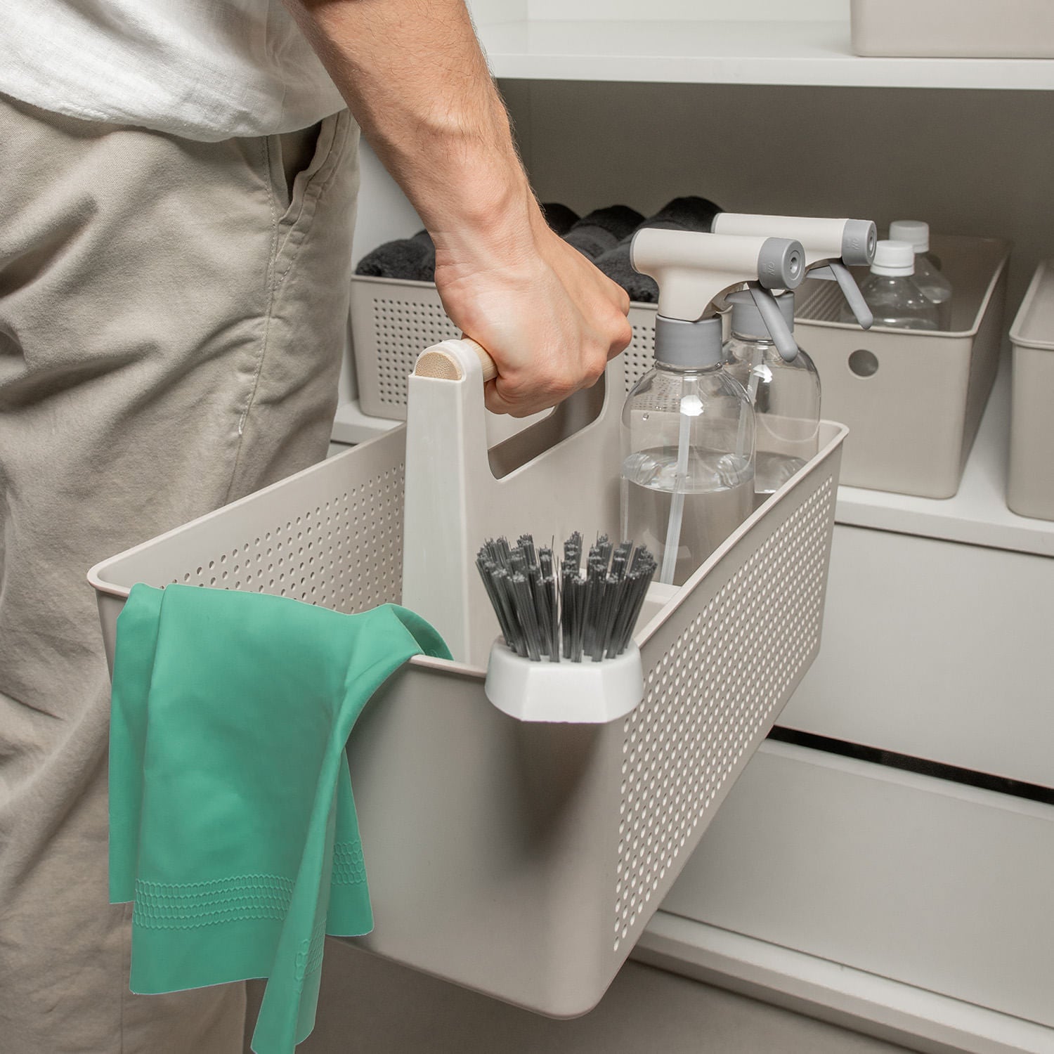 Kit de Lavanderia Ou 4 Peças Linha Flow